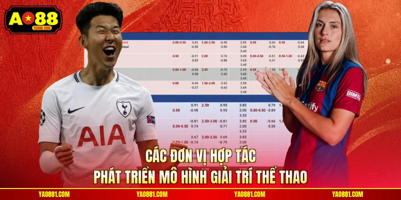 Các đơn vị hợp tác phát triển mô hình giải trí thể thao