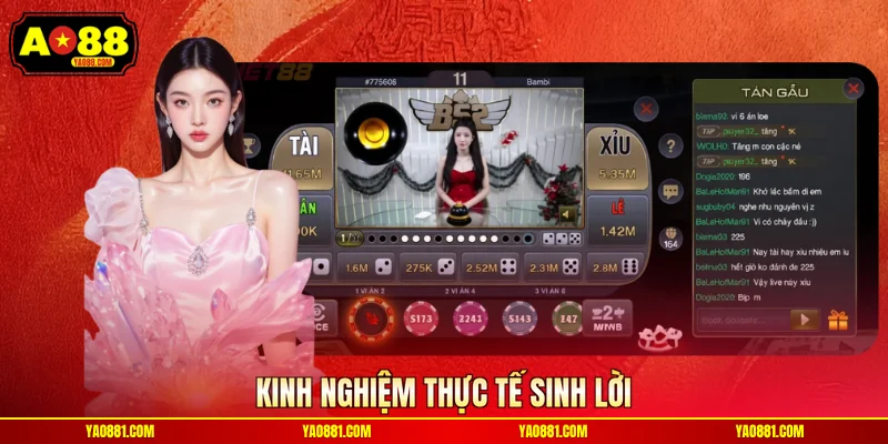 Kinh nghiệm thực tế sinh lời