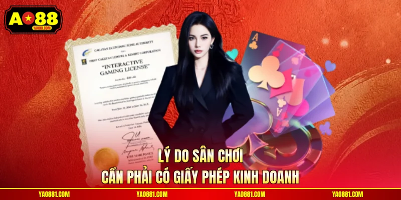 Lý do sân chơi cần phải có giấy phép kinh doanh