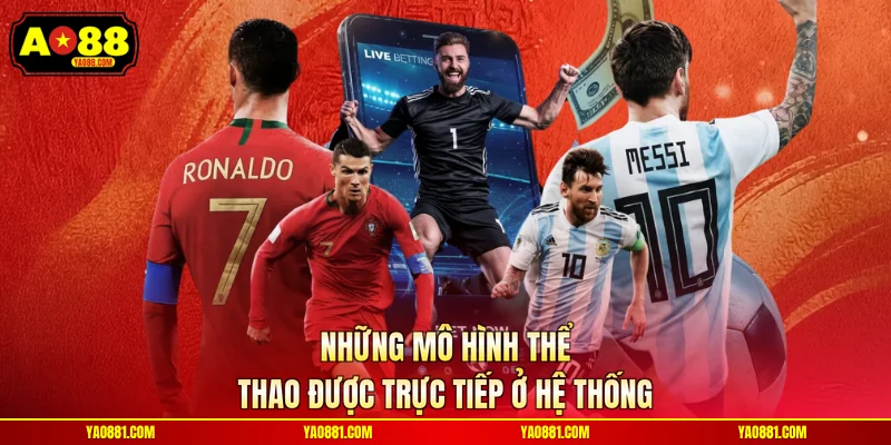 Những mô hình thể thao được trực tiếp ở hệ thống